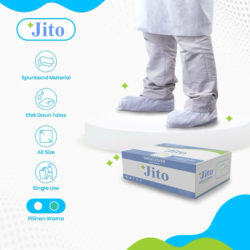 SHOESCOVER NW - PUTIH 25 GSM "MI" (1 Box = 100 pcs)