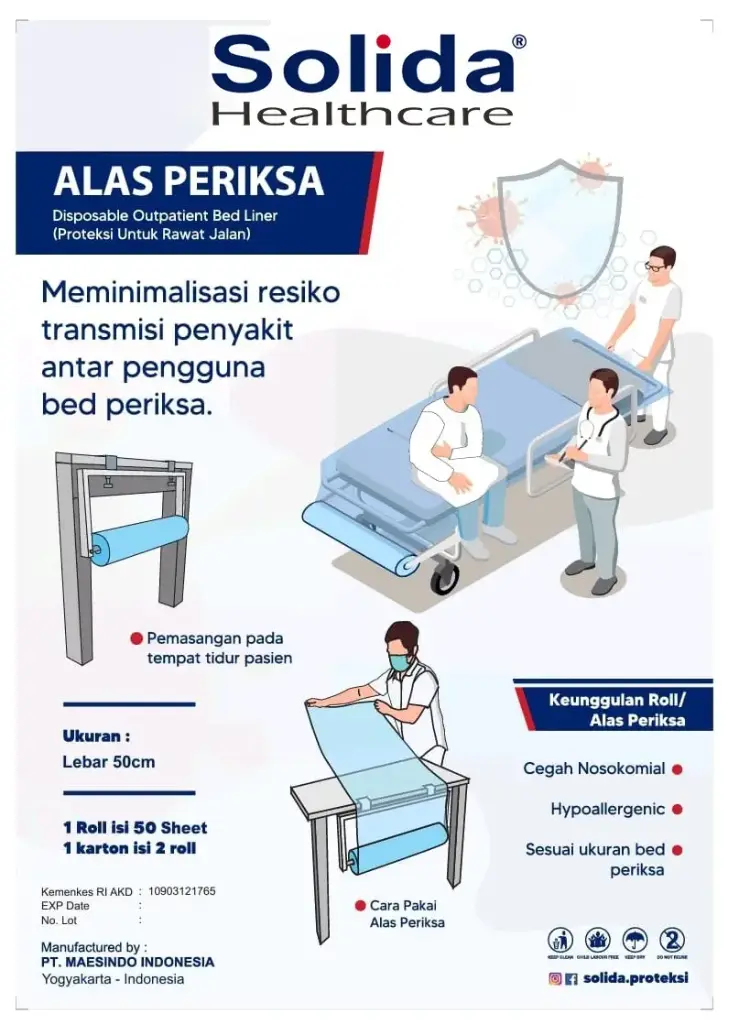 ALAS PERIKSA SHEET - "MI" (1 Polybag = 10 pcs)