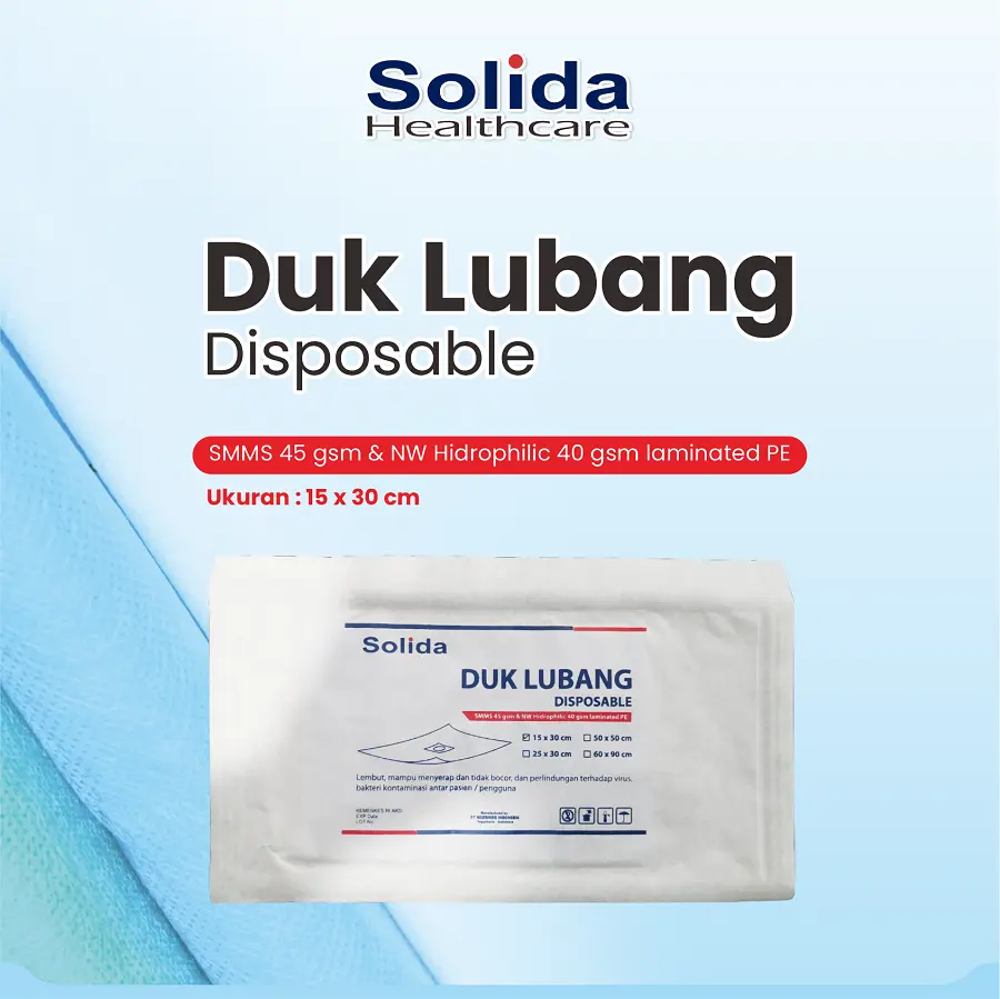 DUK LUBANG - 15 × 30 CM "MI" (1 Pouch = 1 pcs)
