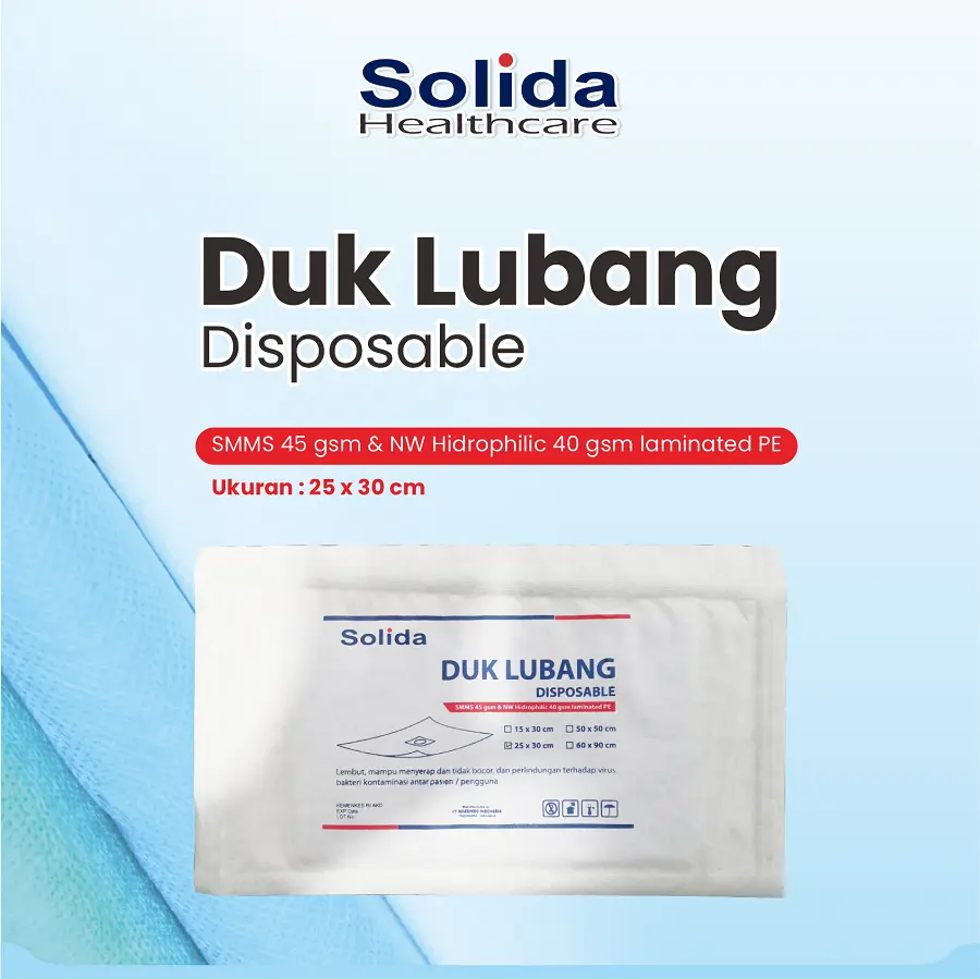 DUK LUBANG - 25 × 30 CM "MI" (1 Pouch = 1 pcs)
