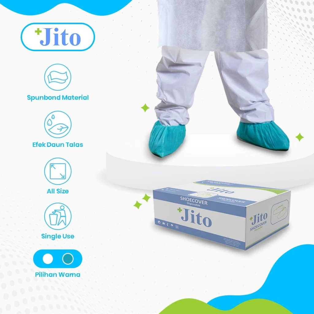 SHOESCOVER NW - HIJAU 25 GSM "MI" (1 Box = 100 Pcs) (copy)