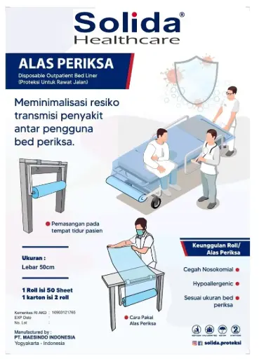 ALAS PERIKSA SHEET - "MI" (1 Polybag = 10 pcs)