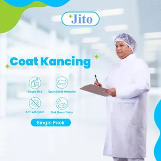 COAT KANCING - PUTIH 25 GSM - SIZE XL "JITO" (1 Karton = 50 pcs) (copy)