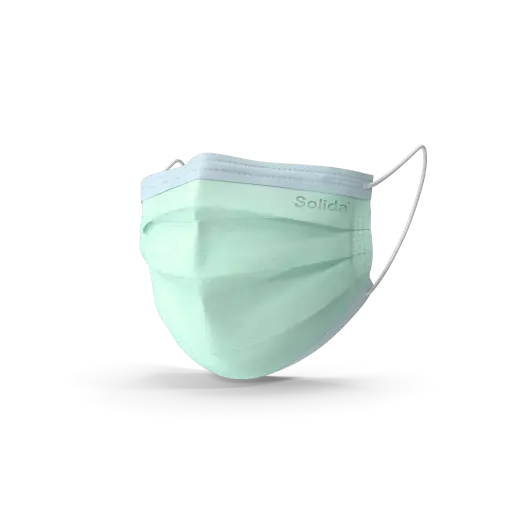 MASKER ELASTIK - HIJAU 4 PLY "SOLIDA HEALTHCARE" (1 Box = 50 pcs) (copy)